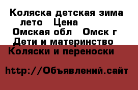 Коляска детская зима-лето › Цена ­ 4 500 - Омская обл., Омск г. Дети и материнство » Коляски и переноски   